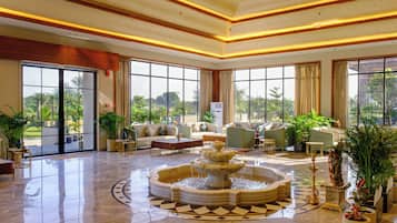 Sitteområde i lobbyen