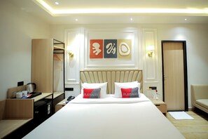 豪華雙人房 | 隔音、熨斗/熨衣板、免費無線上網