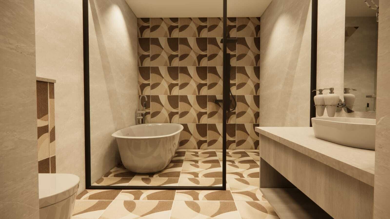 Ducha, artículos de higiene personal gratuitos y toallas