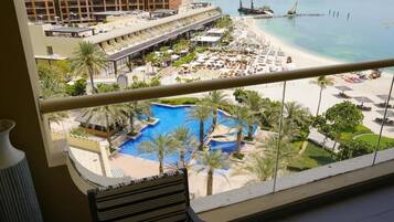 Luxury Apartment, Balcony, Beach View | Balcony