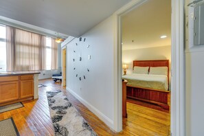Iron/ironing board, Internet, bed sheets - Explore Corktown: Updated Loft Next to Riverwalk! (Detroit)