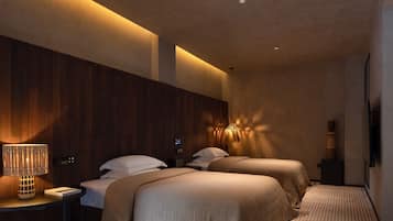 Minibar, desk, blackout curtains, soundproofing