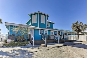Exterior - Arcade & Pool Access: Panama City Beach Townhome! (Panama City Beach)