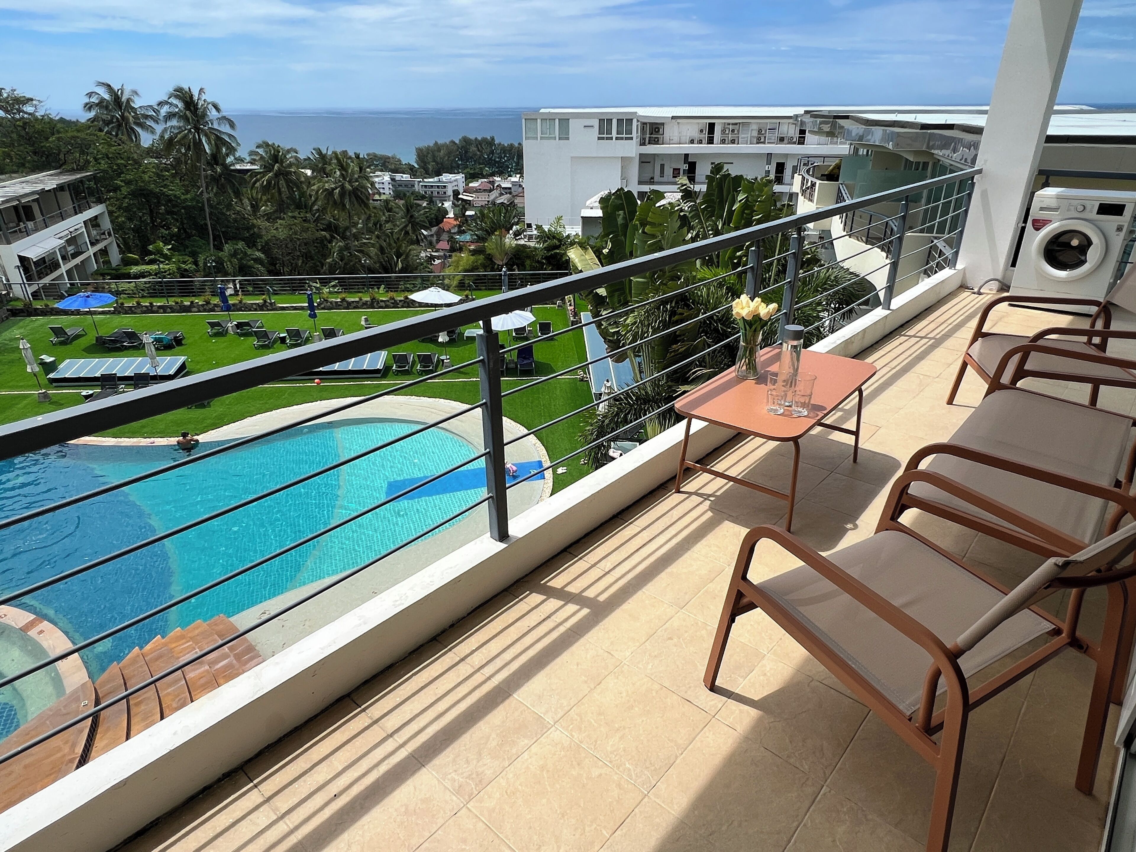 Family Apartment, 2 Bedrooms, Balcony, Sea View | Balcony view