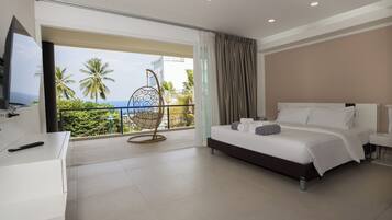 Family Apartment, 2 Bedrooms, Balcony, Sea View