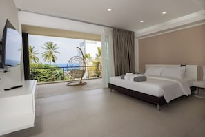Family Apartment, 2 Bedrooms, Balcony, Sea View | In-room safe, blackout drapes, iron/ironing board, free WiFi - Woodbridge Property at Karon Butterfly (Karon)