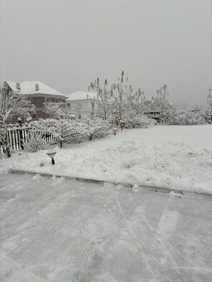 Blick von der Unterkunft