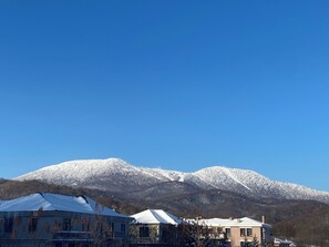 Blick von der Unterkunft