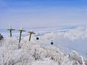 Uitzicht vanuit accommodatie