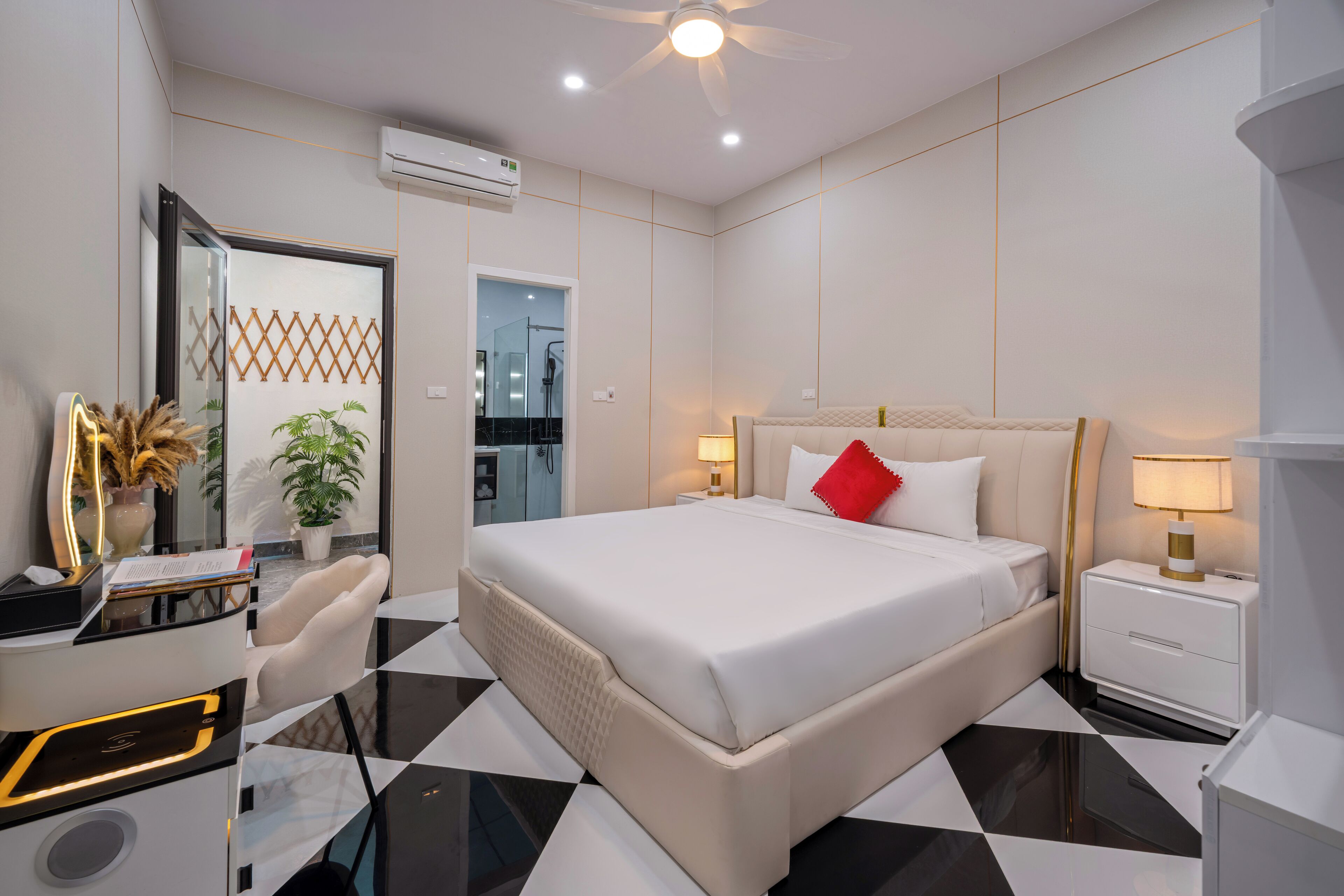 Verduisterende gordijnen, gratis wifi