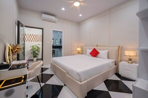 Verduisterende gordijnen, gratis wifi