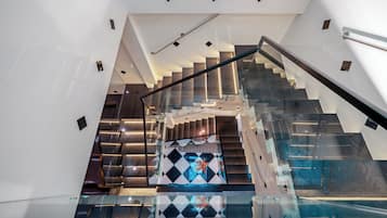 Maison mitoyenne, 5 chambres, vue jardin | Coin séjour