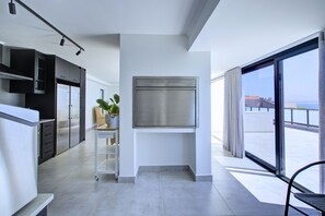 Cobertura presidencial, vista para o oceano | Área de estar