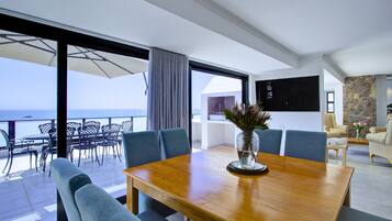 Presidentiële penthouse, uitzicht op oceaan | Privékeuken