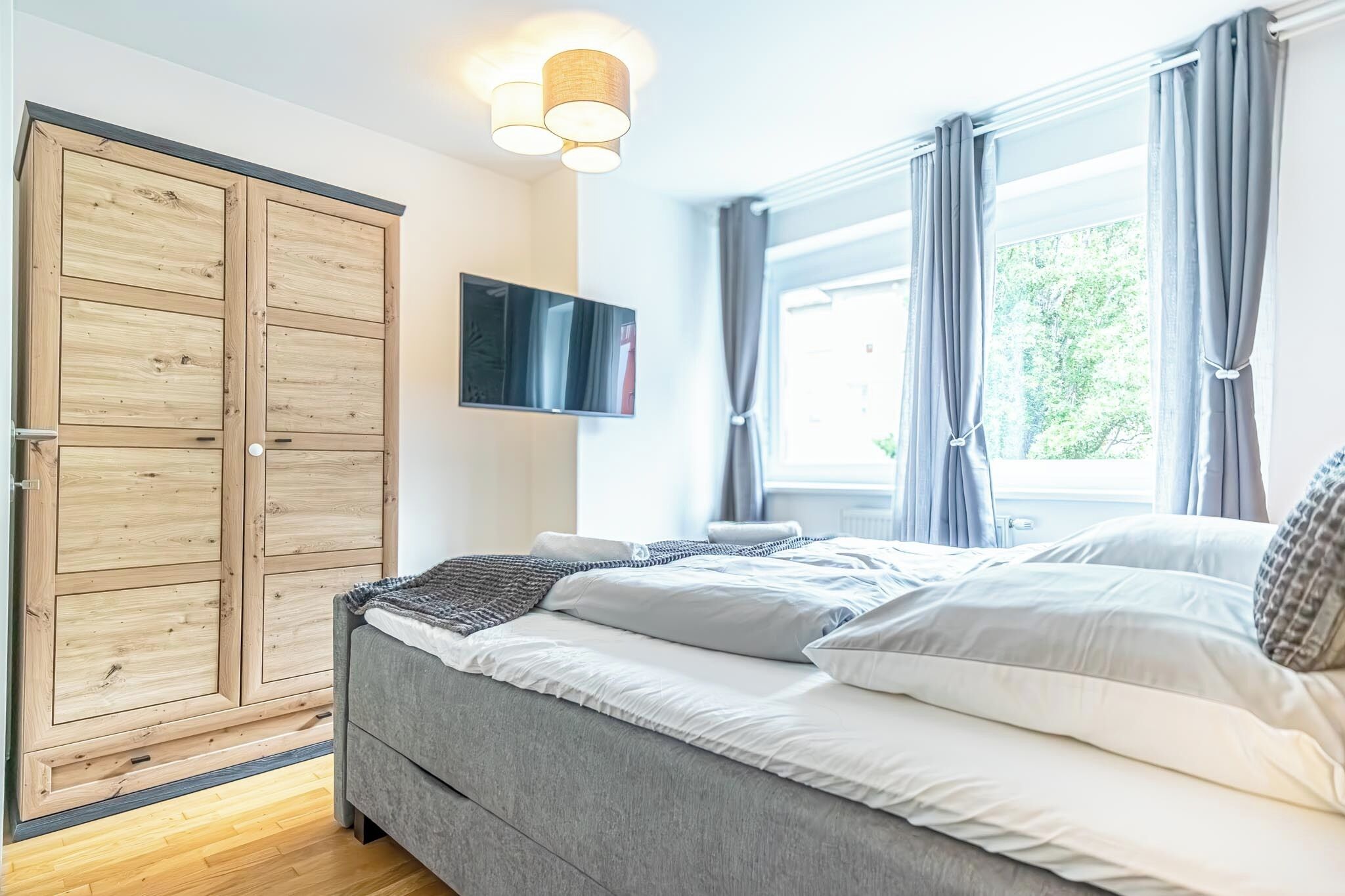 Apartamento básico | Vista do quarto