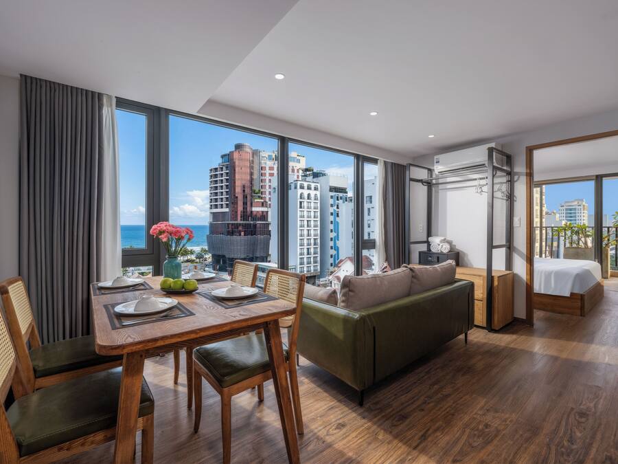 Apartment, Whirlpool, Meerblick (Suite) | Ausblick vom Zimmer