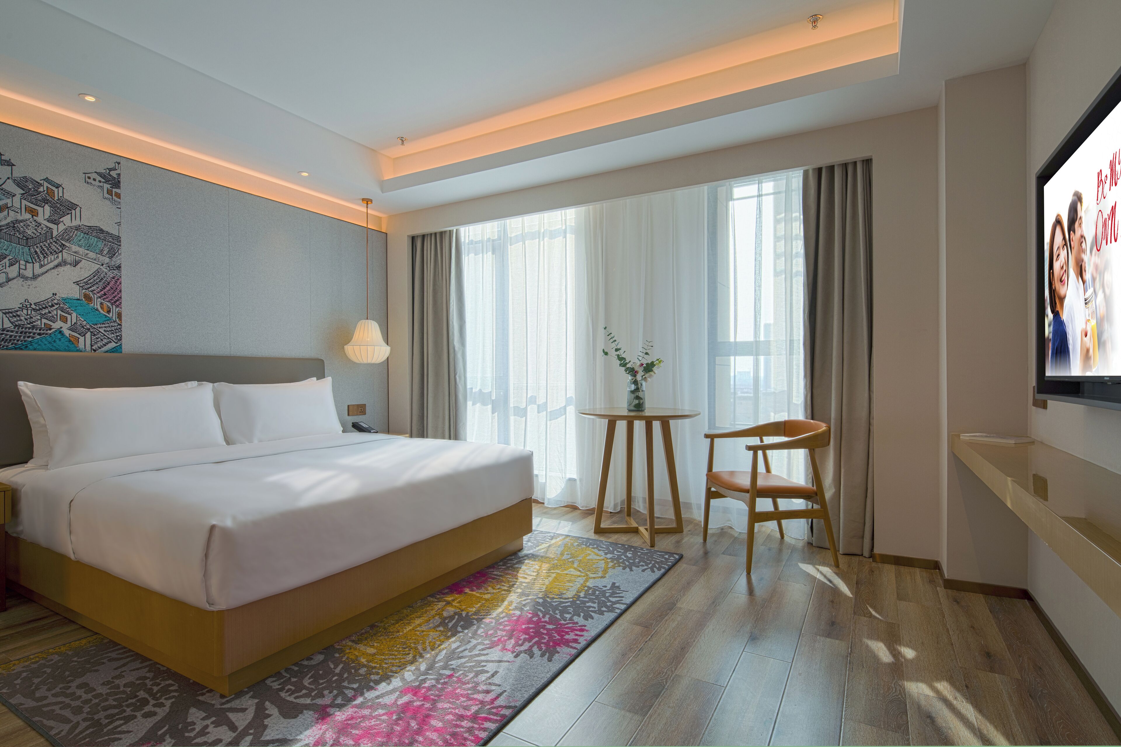 Laptop workspace, free WiFi