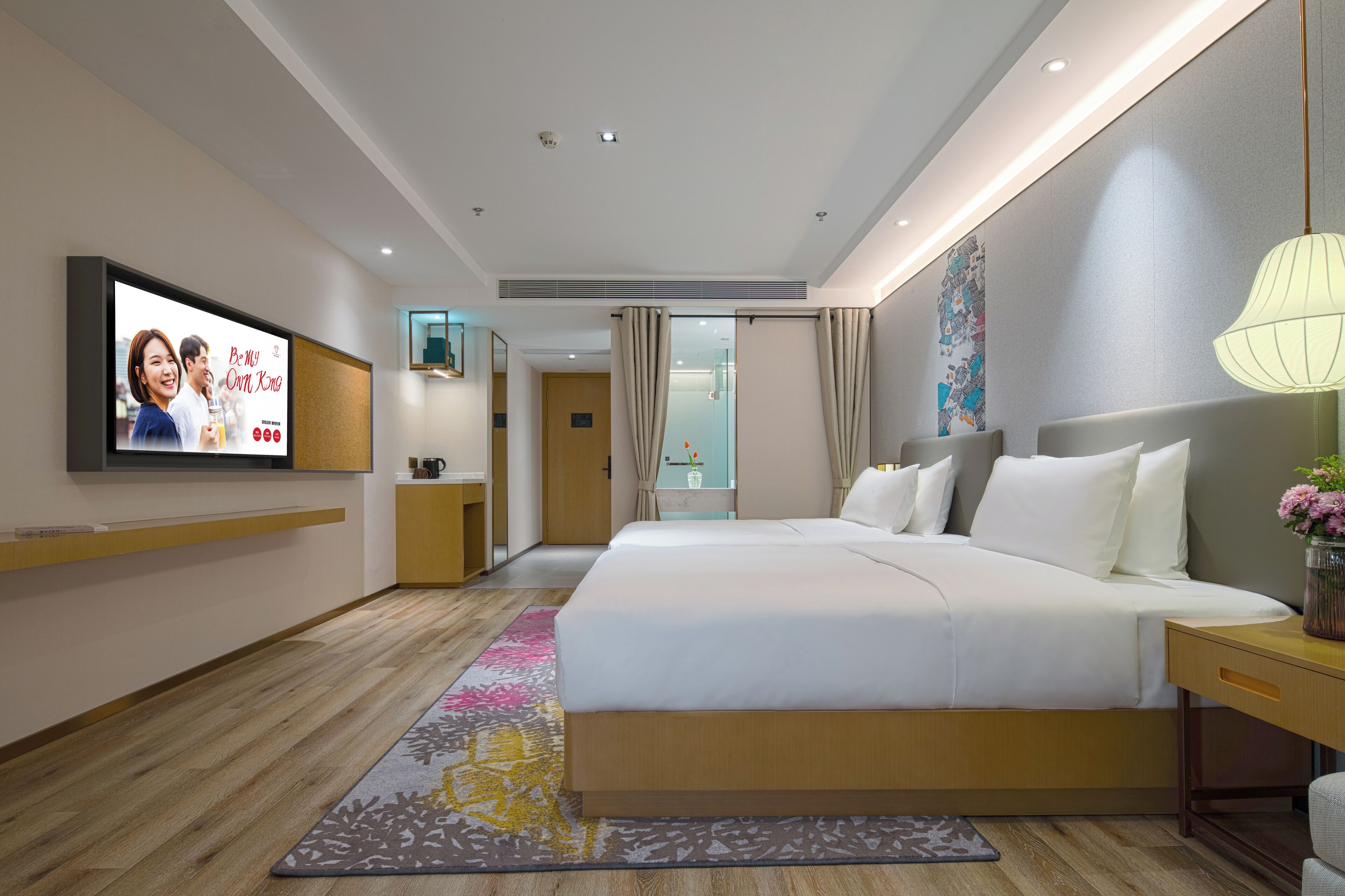 Laptop workspace, free WiFi