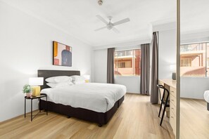2 bedrooms, desk, iron/ironing board, internet - Bright Inner-West Stay with Pool Access (Camperdown)