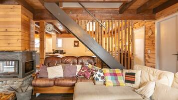 TV connectée, cheminée