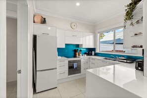 Fridge, microwave, oven, stovetop - Beautiful Terrace Home with Courtyard (Cooks Hill)