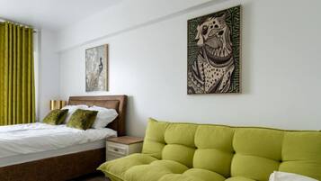 Superior Apartment, Balcony, City View | Iron/ironing board, free WiFi