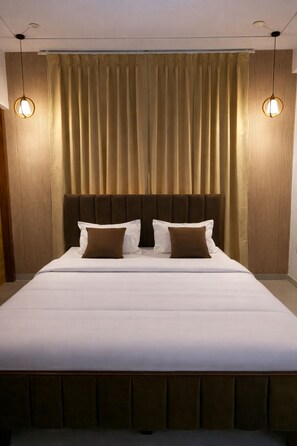 Strykjärn/strykbräda, wi-fi och sängkläder