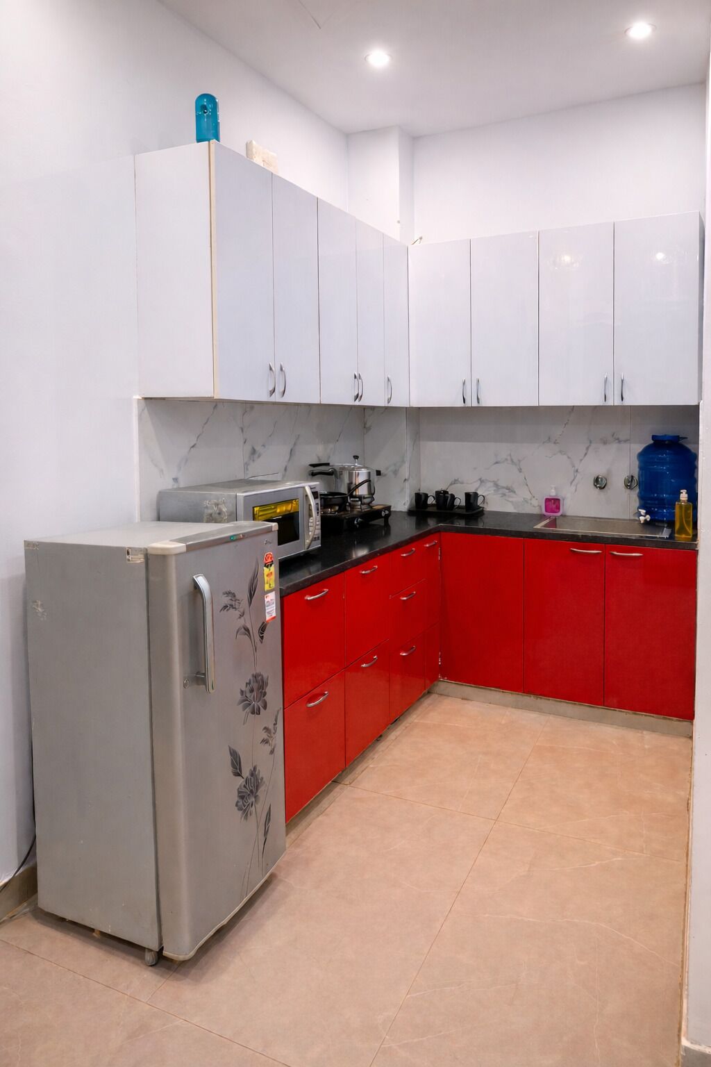 Mikrovågsugn och spishäll