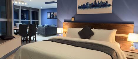 Iron/ironing board, WiFi, bed sheets