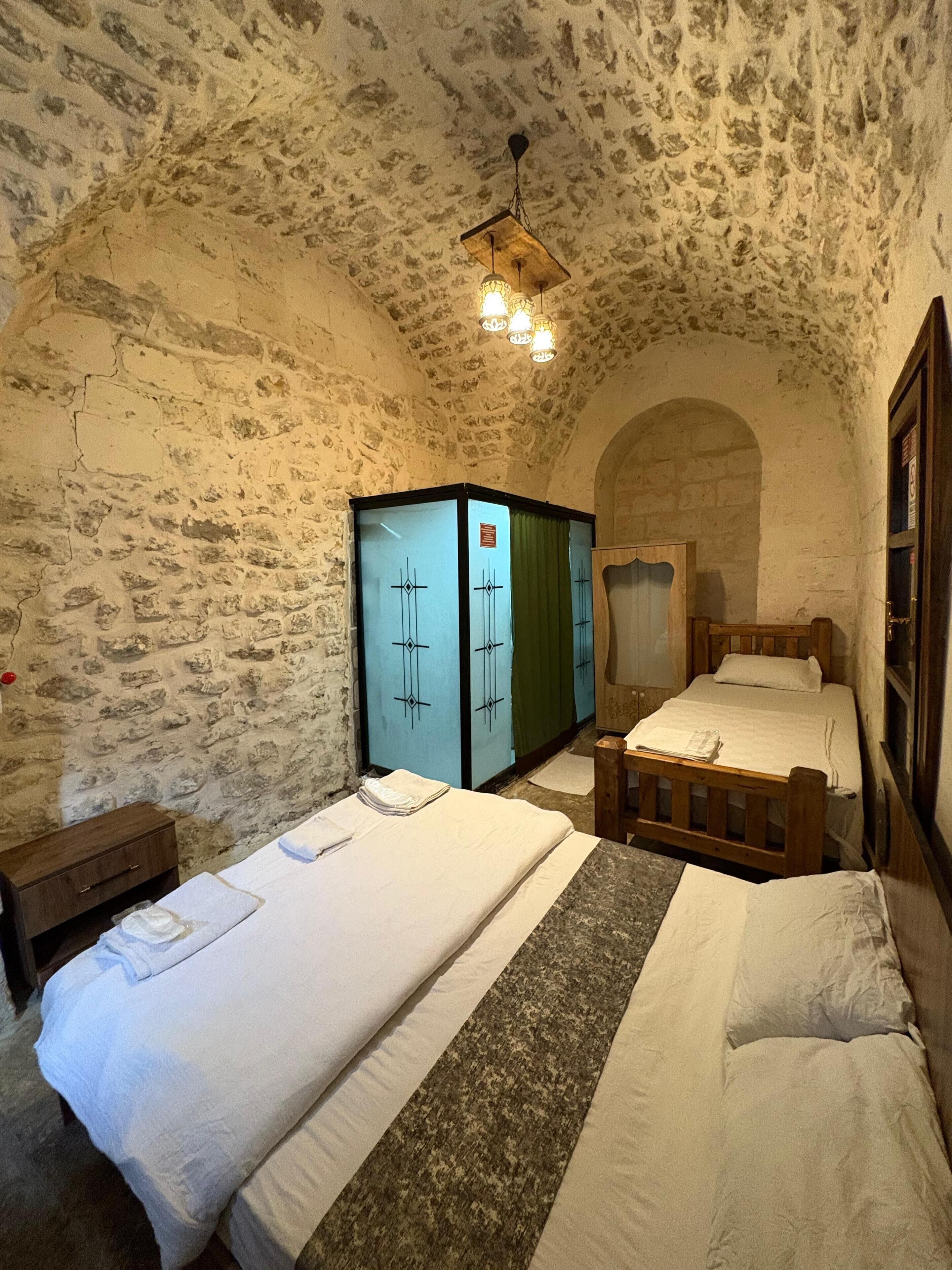 Deluxe Triple Room, Garden View | Egyptian cotton sheets, premium bedding, minibar, desk