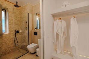 Shower, hair dryer - Malia Vista Villa - Private Pool,Panoramic Seaview (Malia)