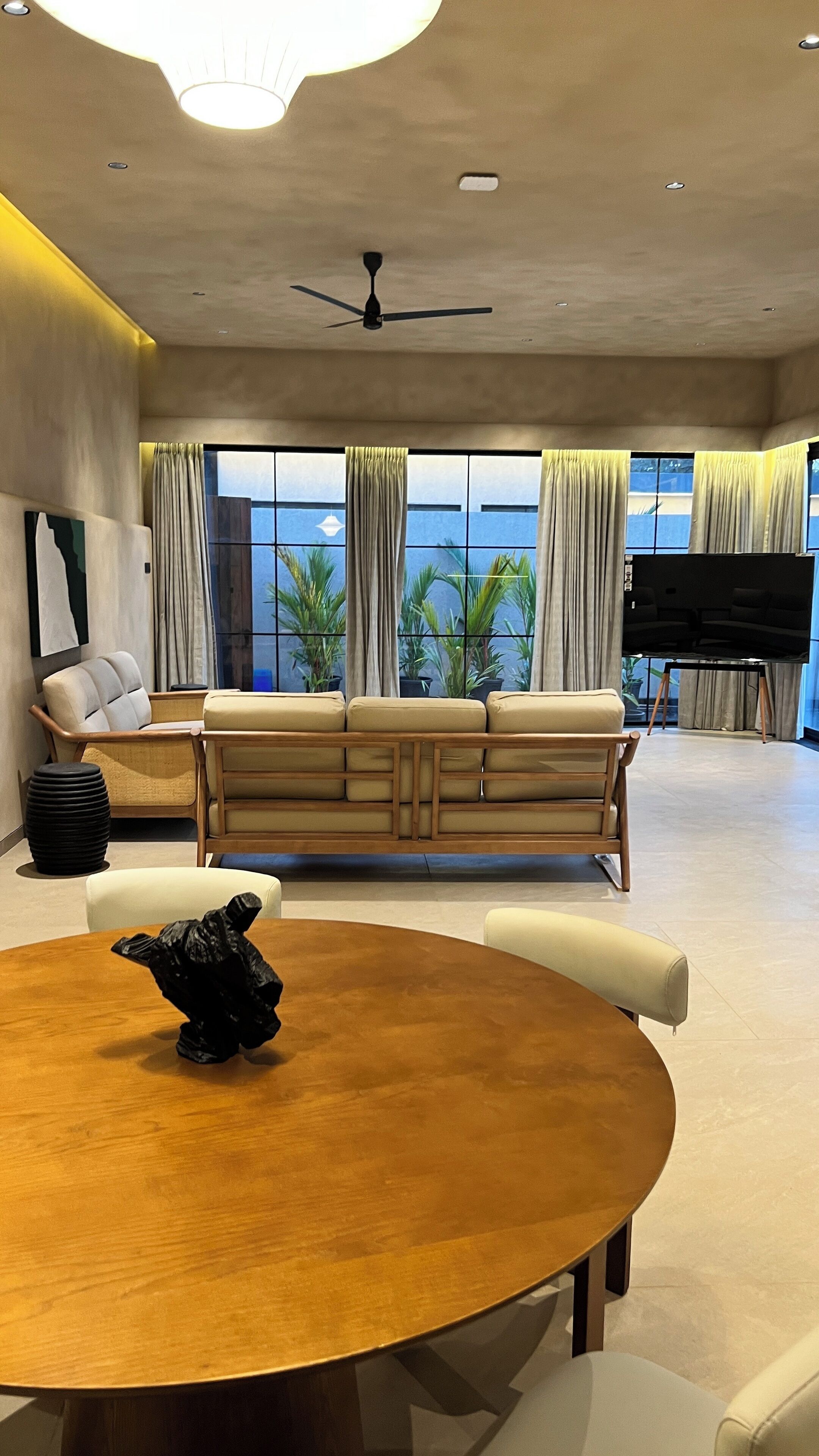 Habitación doble | Zona de estar