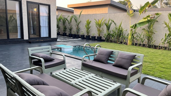 Værelse til 4 personer | Opholdsområde