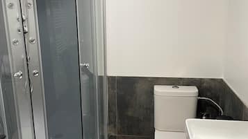 Towels, soap, toilet paper