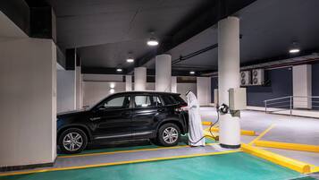 Punto de recarga de coches eléctricos