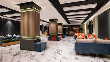 Sala de estar en el lobby