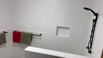 Shower, toilet paper