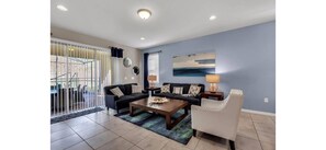 Smart TV, table football - Spacious 7 BR Villa with Pool, Spa, Themed Rooms (Kissimmee)