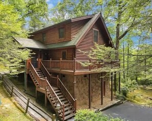 Exterior - Black Bearry Hill by Beyond Expectations: Dog-Friendly 3BR Cabin w/ Hot Tub (Sevierville)
