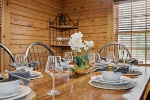 Dining - Black Bearry Hill by Beyond Expectations: Dog-Friendly 3BR Cabin w/ Hot Tub (Sevierville)