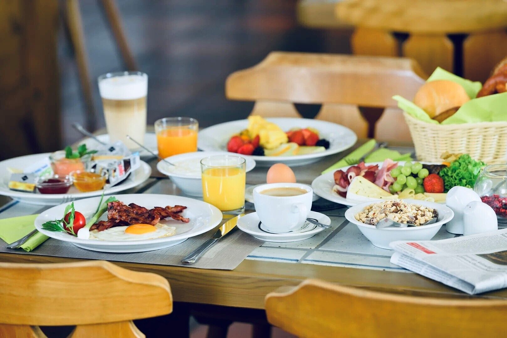 Tägliches inbegriffenes Frühstücksbuffet