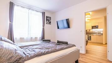 Basic-Apartment | Bügeleisen/Bügelbrett, kostenloses WLAN