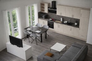 TV - Vacation apartment "Haus MeerNah Whg. (Grömitz)