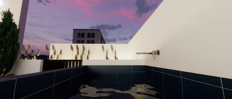 Alberca en la azotea