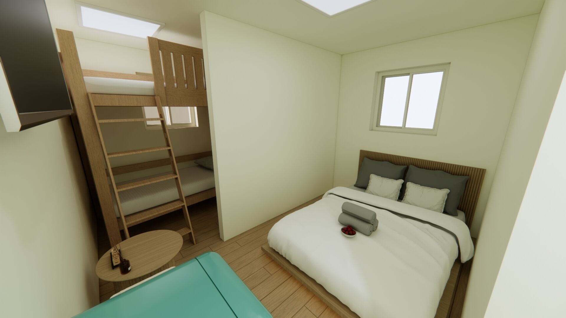 Signature Quadruple Room, Hot Tub, City View