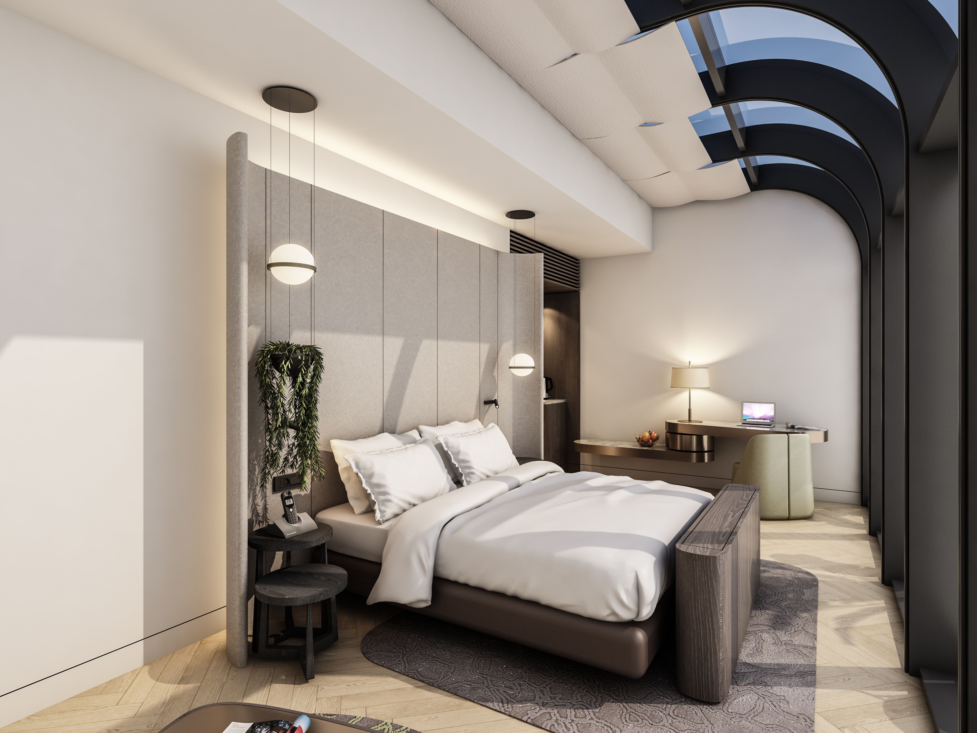 Egyptian cotton sheets, premium bedding, minibar, in-room safe