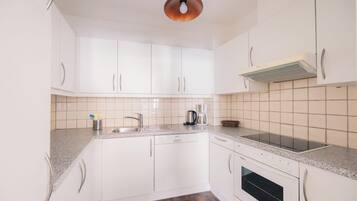 Klassiek appartement, uitzicht op stad | Privékeuken