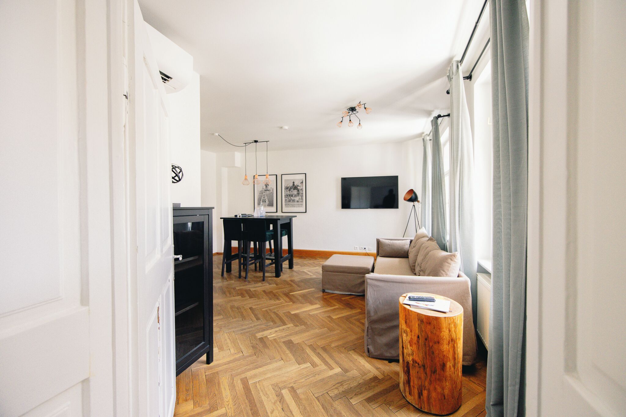 Classic-Apartment, Stadtblick | Wohnbereich