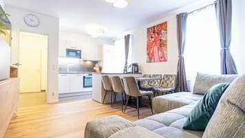 Eenvoudig appartement | Woonkamer