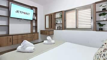 5 habitaciones, tabla de planchar con plancha y wifi gratis